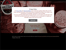 Tablet Screenshot of georgekillians.com